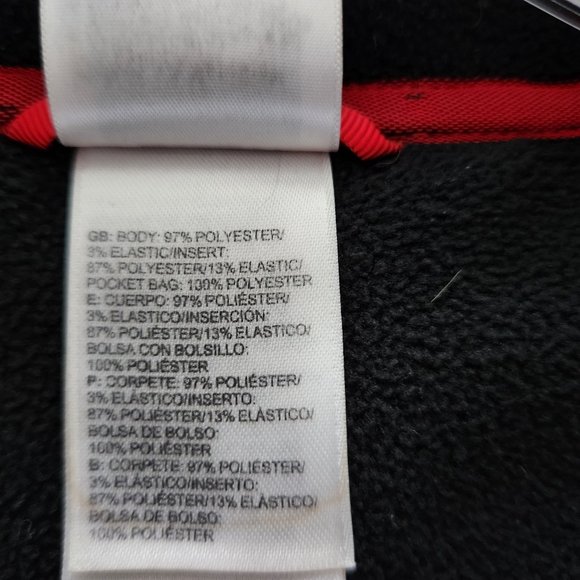 The North Face Men's TKA Stealth Full Zip Fleece Jacket Zip Pockets Black Sz LG - Picture 11 of 12